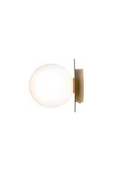 Nuura Lampada da parete/soffitto Liila 1, piccola, oro nordico - opale