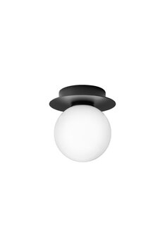 Nuura Liila 1 wall/ceiling lamp, small, black - opal, extra image