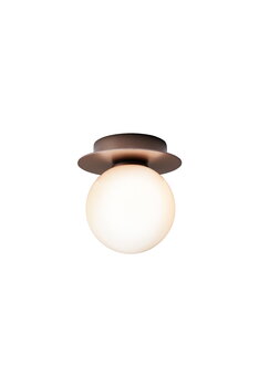 Nuura Liila 1 wall/ceiling lamp, small, dark bronze - opal