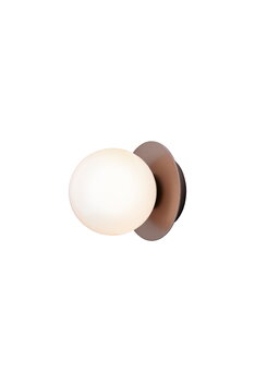 Nuura Lampada da parete/soffitto Liila 1, piccola, bronzo scuro-opale, immagine extra