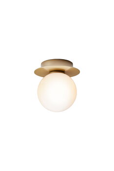 Nuura Liila 1 wall/ceiling lamp, small, Nordic gold - opal