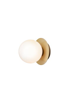 Nuura Lampada da parete/soffitto Liila 1, piccola, oro nordico - opale