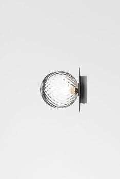 Nuura Liila 1 wall/ceiling lamp, medium, silver - optic clear