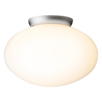 Nuura Rizzatto 301 ceiling lamp, satin silver - opal white
