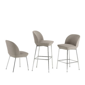 Muuto Oslo chair, Ocean 32 - chrome