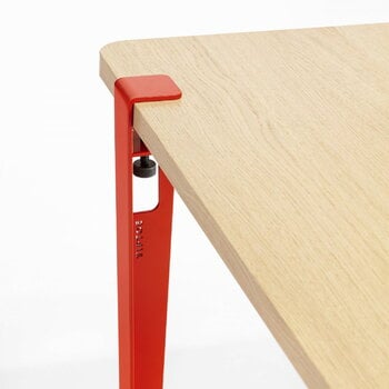 TIPTOE Table and desk leg 75 cm, 1 piece, terracotta red