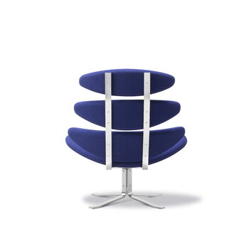 Fredericia Corona chair, brushed steel - Vidar 676, extra image
