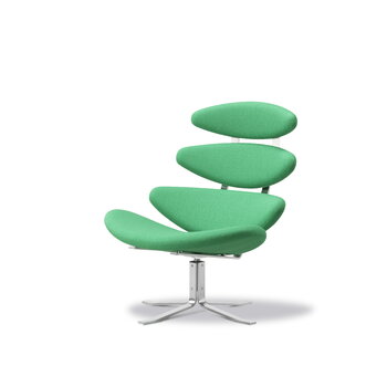 Fredericia Corona chair, brushed steel - Vidar 932, extra image
