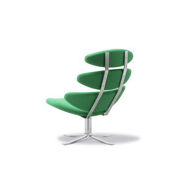 Fredericia Corona chair, brushed steel - Vidar 932, extra image