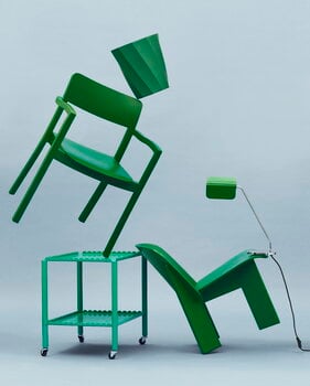 HAY Chisel lounge chair, lush green