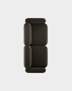 Massproductions Divano Patch 2,5 posti, Romo Linara 90 espresso, immagine extra