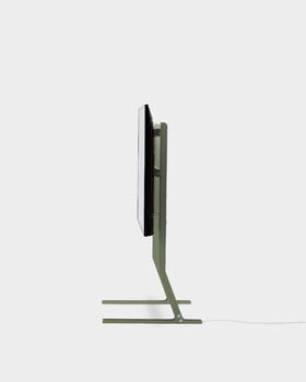 Pedestal Bendy Tall tv-bänk, mossgrön