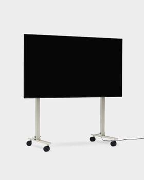 Pedestal Straight Rollin' TV stand, mushroom