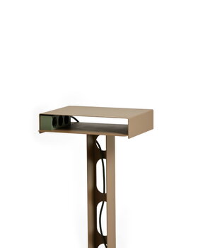Pedestal Table Sidekick, sandstorm