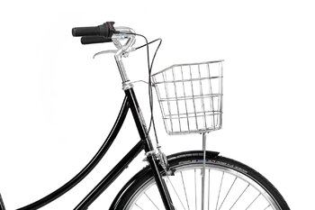 Pelago Bicycles Stainless Steel Basket etukori, ruostumaton teräs