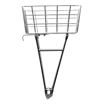 Pelago Bicycles Rasket front rack/basket, polished stainless steel