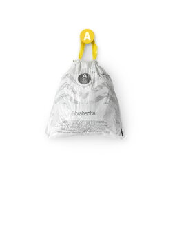 Brabantia Sacchi per cestino PerfectFit da 3 L, 20 pz, A, bianchi, immagine extra