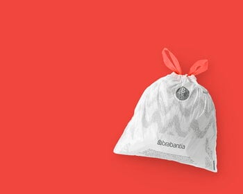 Brabantia Sacs poubelle PerfectFit, 5 L, 20 pièces, B, blanc