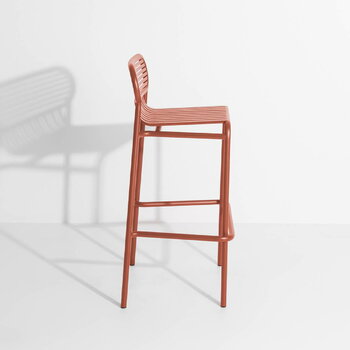 Petite Friture Week-end high stool, terracotta
