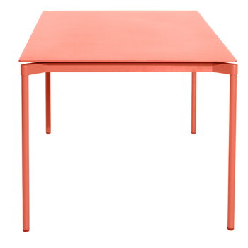 Petite Friture Fromme dining table, 90 x 180 cm, coral