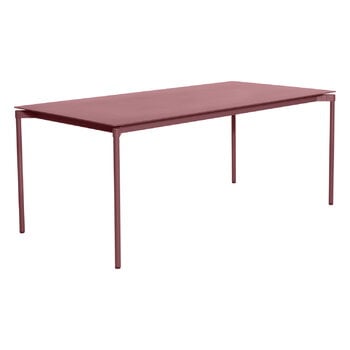 Petite Friture Fromme dining table, 90 x 180 cm, brown red