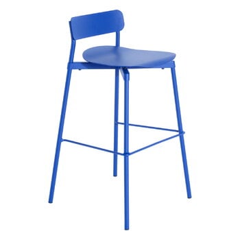 Petite Friture Fromme bar stool, 75 cm, blue