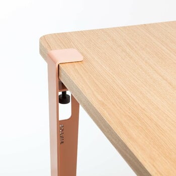 TIPTOE Table and desk leg 75 cm, 1 piece, ash pink