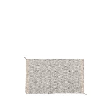 Muuto Ply rug, recycled polyester, 85 x 140 cm, black - white, extra image