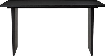 GUBI Private skrivbord 120 x 60 cm, svart / brunbetsad ek