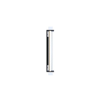 Sammode Quadratube W4 wall lamp, L, 700 mm, champagne