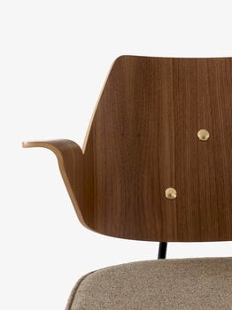 &Tradition RFH RD7 armchair, walnut and beech veneer - brown