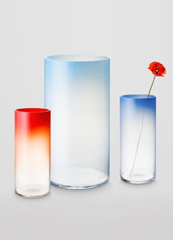 Fundamental Berlin Rise table vase, racing red