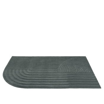 Muuto Relevo rug, dark green