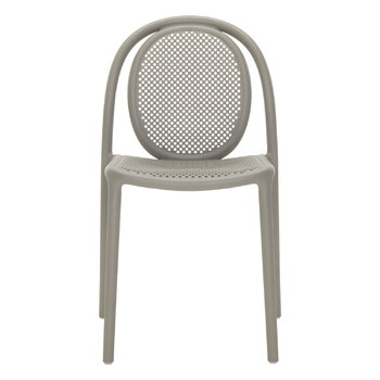 Pedrali Remind 3730r chair, recycled plastic, grey