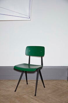 HAY Result Stuhl, Schwarz – Waldgrün