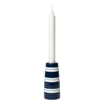 Kähler Omaggio Nuovo candleholder, 12 cm, dark blue