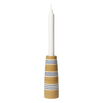 Kähler Omaggio Nuovo candleholder, 16 cm, ochre