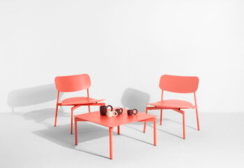 Petite Friture Fauteuil lounge Fromme, corail