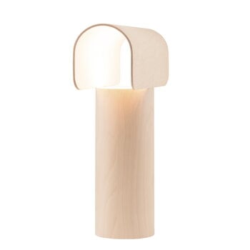 Secto Design Lampe de table Teelo 8020, bouleau naturel