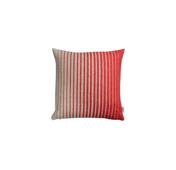 Røros Tweed Åsmund Gradient cushion, 50 x 50 cm, red - turquoise