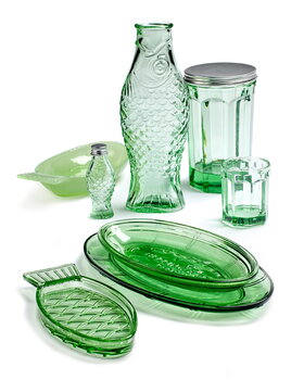 Serax Fish & Fish glass, 22 cl, green