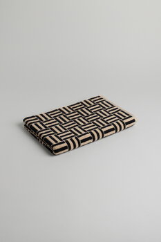 Baina Tappetino da bagno Saroma, 50 x 80 cm, sabbia - nero, immagine extra
