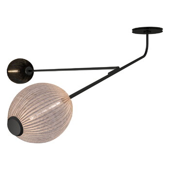 GUBI Satellite wall lamp, black and white, extra image