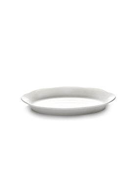 Serax Silhouette syvä ovaali lautanen, M, 24,5 cm, valkoinen, tuotteen lisäkuva