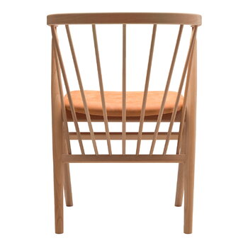 Sibast No 8 chair, oiled beech - cognac leather