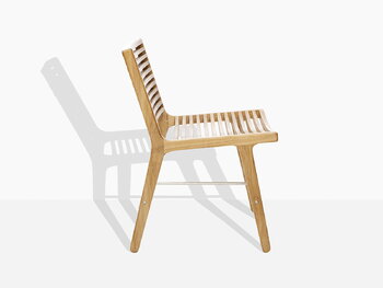 Sibast RIB dining chair, teak - stainless steel