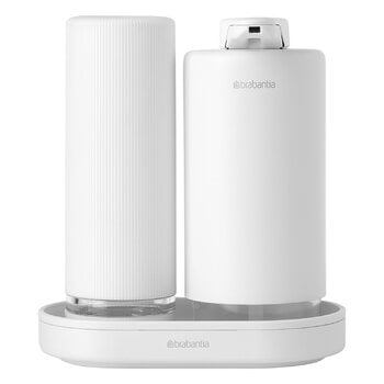Brabantia Set dispenser di sapone SinkStyle, 2 x 200 ml, fresh white