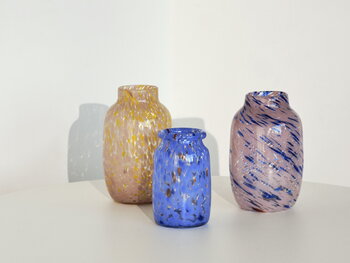HAY Splash vase, 30 cm, light pink - blue