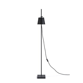 Karakter Steel Lab Light floor lamp, black