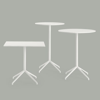 Muuto Still Cafe pöytä 75 x 65 cm, valkoinen 
